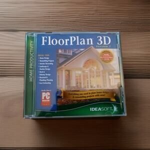 New Idea Soft Floor Plan 3D Version 7 Windows 98 2000 NT ME XP Design Software